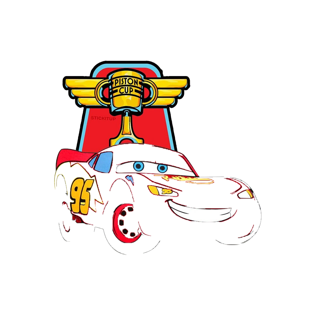 Champion Piston Trophy Sticker
